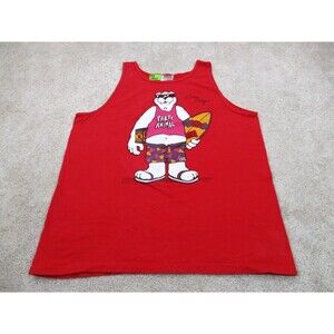 VINTAGE Party Animal San Diego California Tank Top Shirt Men XL Oneita 80s